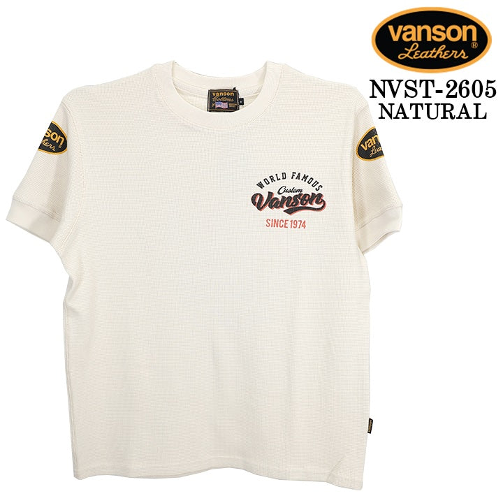 VANSON TEE THERMAL S/S T-SHIRT バンソン サーマル 半袖 Tシャツ nvst-2605
