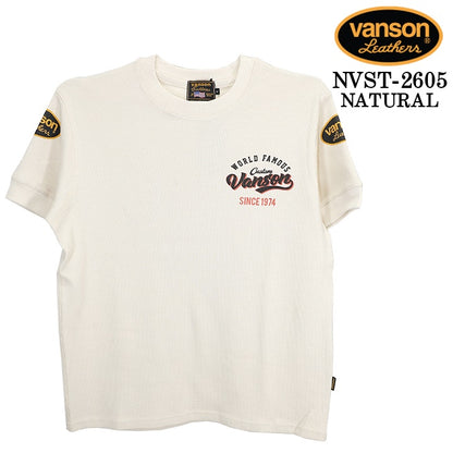 VANSON TEE THERMAL S/S T-SHIRT バンソン サーマル 半袖 Tシャツ nvst-2605