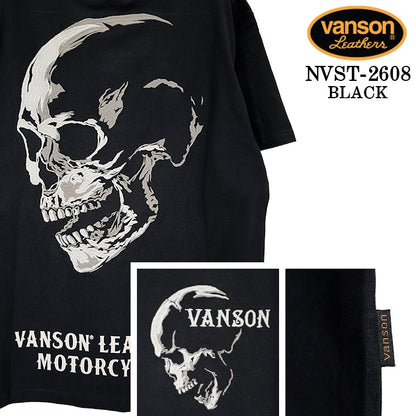 VANSON TEE S/S T-SHIRT バンソン 天竺 半袖 Tシャツ nvst-2608
