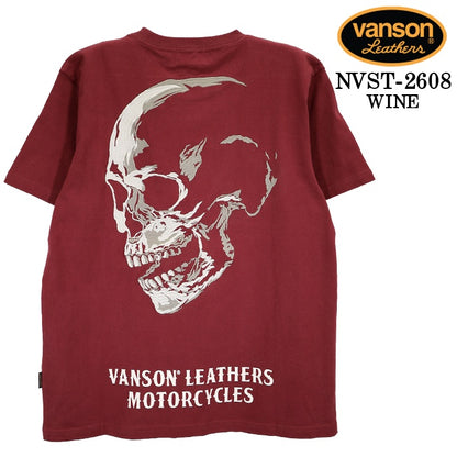 VANSON TEE S/S T-SHIRT バンソン 天竺 半袖 Tシャツ nvst-2608