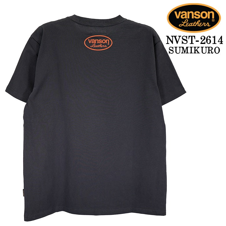 VANSON TEE S/S T-SHIRT バンソン 天竺 半袖 Tシャツ nvst-2614