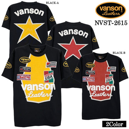 VANSON TEE S/S T-SHIRT PREMIUM バンソン 天竺 半袖 Tシャツ プレミアム nvst-2615