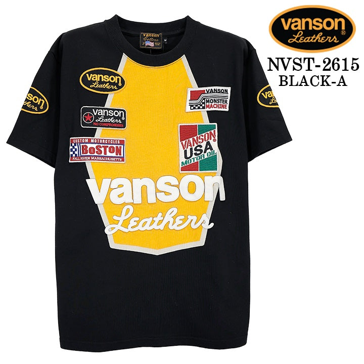 VANSON TEE S/S T-SHIRT PREMIUM バンソン 天竺 半袖 Tシャツ プレミアム nvst-2615