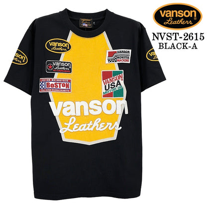 VANSON TEE S/S T-SHIRT PREMIUM バンソン 天竺 半袖 Tシャツ プレミアム nvst-2615