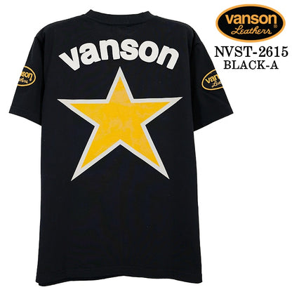 VANSON TEE S/S T-SHIRT PREMIUM バンソン 天竺 半袖 Tシャツ プレミアム nvst-2615