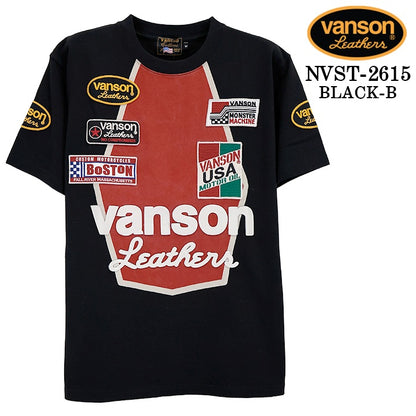 VANSON TEE S/S T-SHIRT PREMIUM バンソン 天竺 半袖 Tシャツ プレミアム nvst-2615
