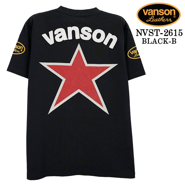 VANSON TEE S/S T-SHIRT PREMIUM バンソン 天竺 半袖 Tシャツ プレミアム nvst-2615