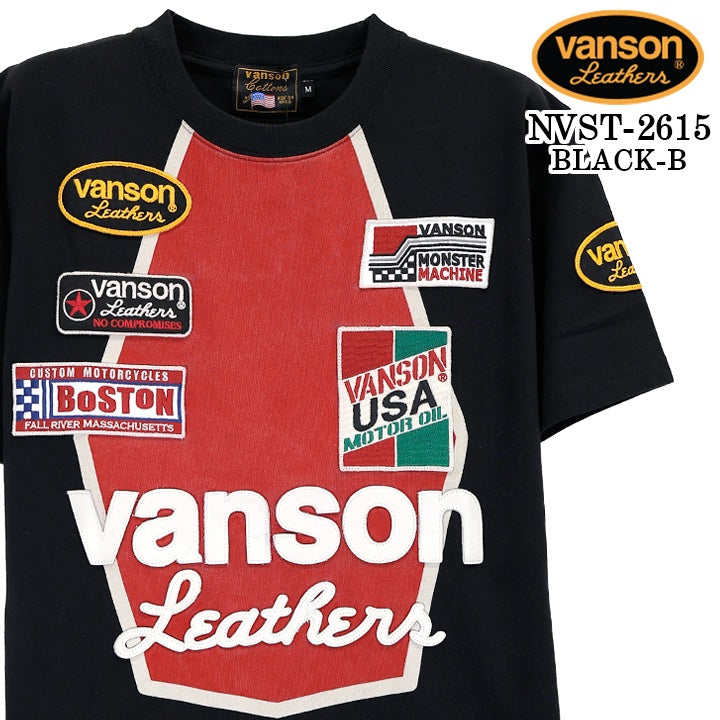 VANSON TEE S/S T-SHIRT PREMIUM バンソン 天竺 半袖 Tシャツ プレミアム nvst-2615