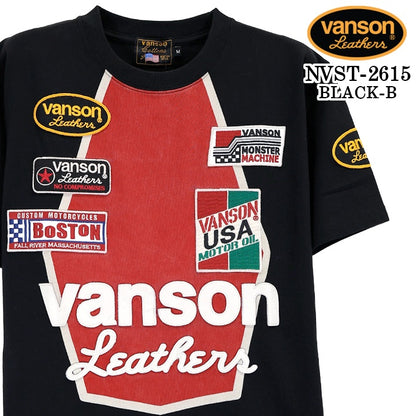 VANSON TEE S/S T-SHIRT PREMIUM バンソン 天竺 半袖 Tシャツ プレミアム nvst-2615