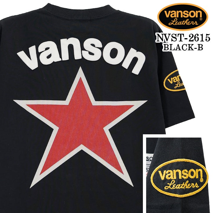 VANSON TEE S/S T-SHIRT PREMIUM バンソン 天竺 半袖 Tシャツ プレミアム nvst-2615