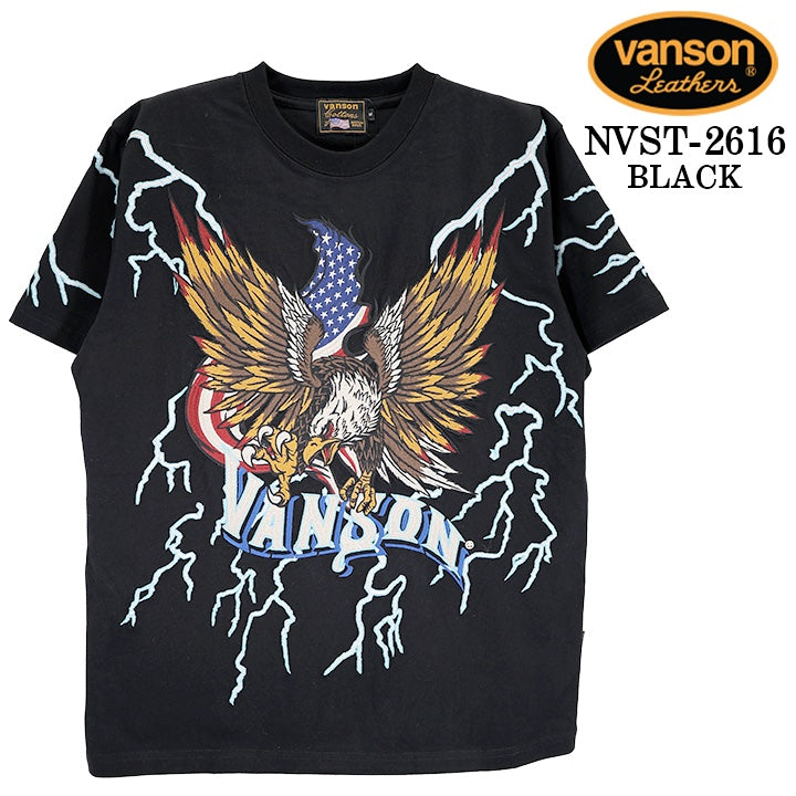 VANSON TEE S/S T-SHIRT PREMIUM バンソン 天竺 半袖 Tシャツ プレミアム nvst-2616