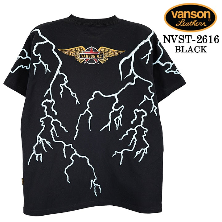 VANSON TEE S/S T-SHIRT PREMIUM バンソン 天竺 半袖 Tシャツ プレミアム nvst-2616