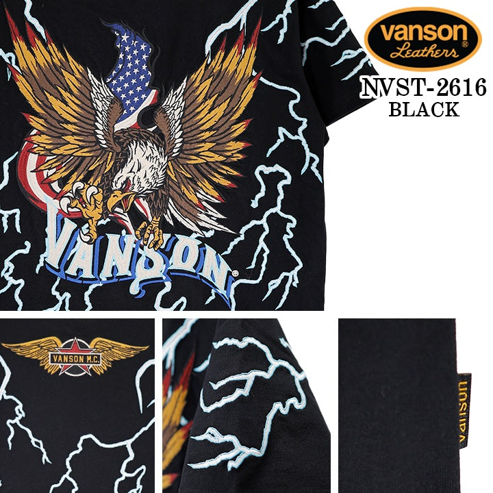 VANSON TEE S/S T-SHIRT PREMIUM バンソン 天竺 半袖 Tシャツ プレミアム nvst-2616