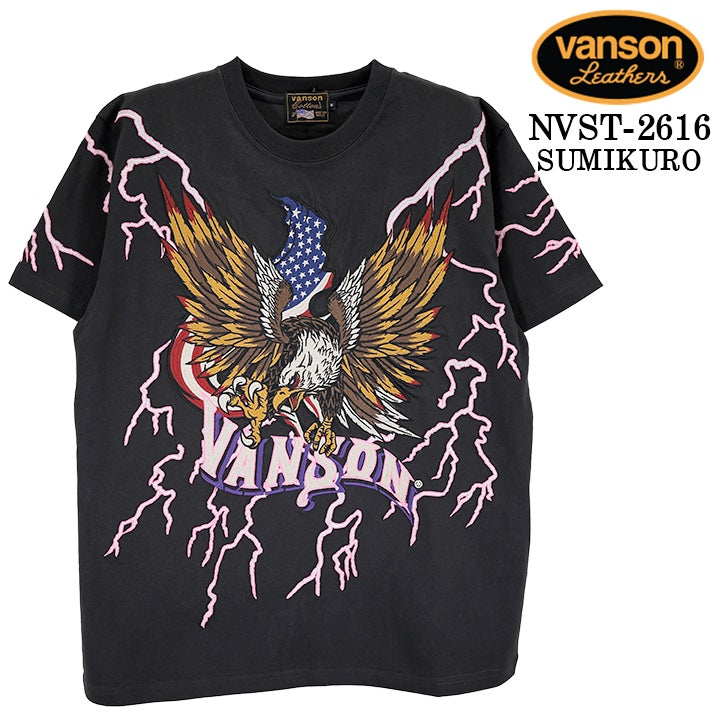 VANSON TEE S/S T-SHIRT PREMIUM バンソン 天竺 半袖 Tシャツ プレミアム nvst-2616