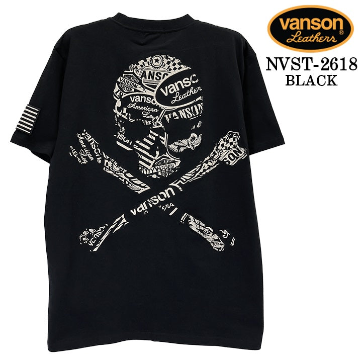 VANSON TEE S/S T-SHIRT バンソン ベア天竺 半袖 Tシャツ nvst-2618