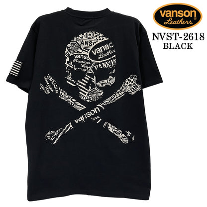 VANSON TEE S/S T-SHIRT バンソン ベア天竺 半袖 Tシャツ nvst-2618