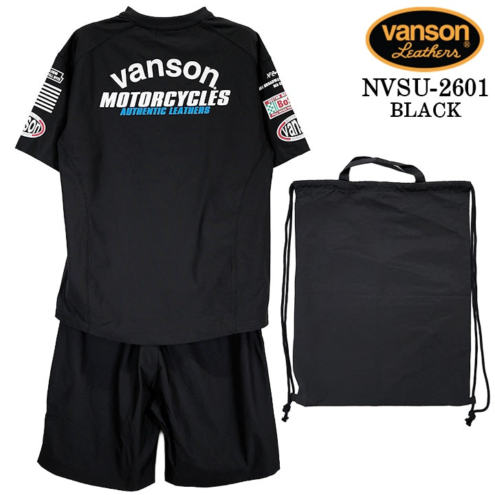 VANSON SET UP TRAINING WEAR バンソン セットアップ トレーニング ウェア nvsu-2601