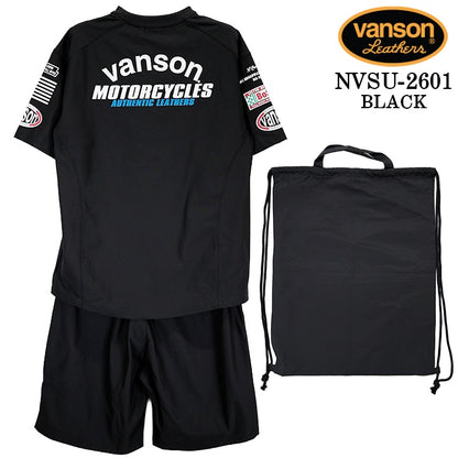 VANSON SET UP TRAINING WEAR バンソン セットアップ トレーニング ウェア nvsu-2601