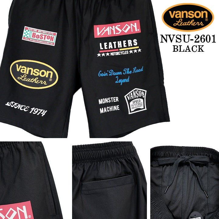 VANSON SET UP TRAINING WEAR バンソン セットアップ トレーニング ウェア nvsu-2601