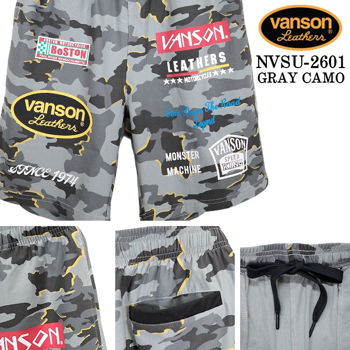VANSON SET UP TRAINING WEAR バンソン セットアップ トレーニング ウェア nvsu-2601
