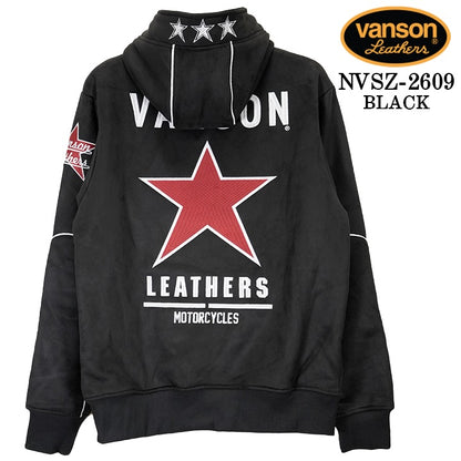 VANSON BONDING F/Z PARKA HOODIE バンソン 裏ファー ボンディング パーカー nvsz-2609