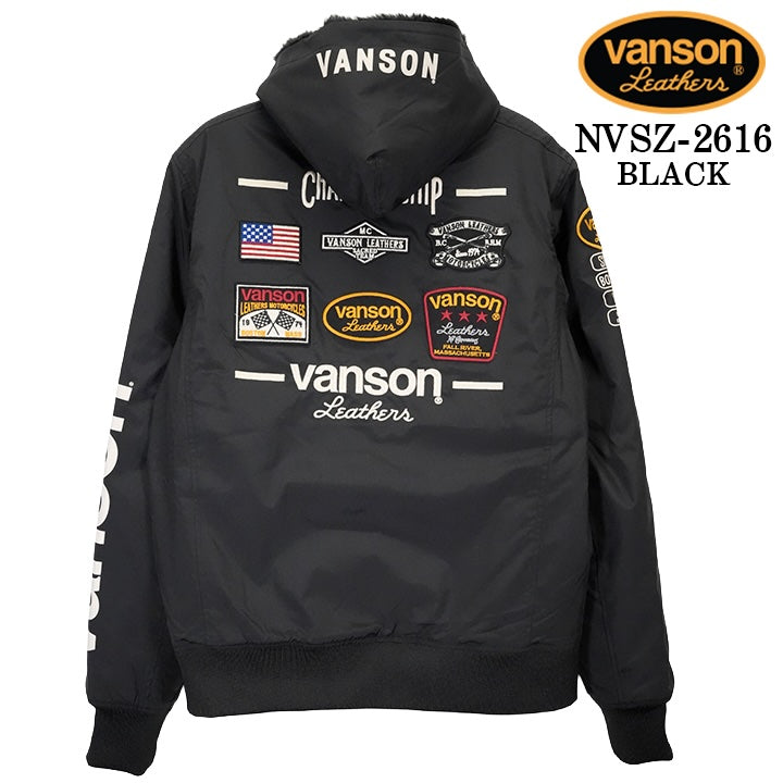 VANSON WARM JACKET バンソン 裏ファー ウォーム ジャケット nvsz-2616