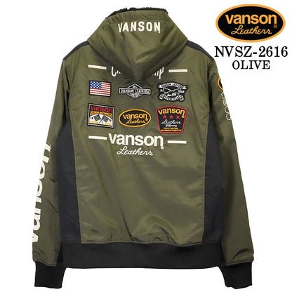 VANSON WARM JACKET バンソン 裏ファー ウォーム ジャケット nvsz-2616
