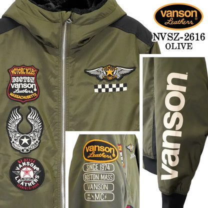 VANSON WARM JACKET バンソン 裏ファー ウォーム ジャケット nvsz-2616